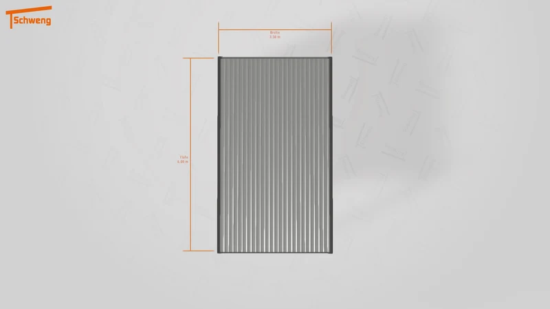 #DE Schweng Flachdachcarport C600 (ID yg72nr)