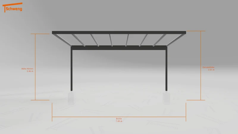 #DE Schweng Pultdachcarport S400 (ID 2qbkxd)