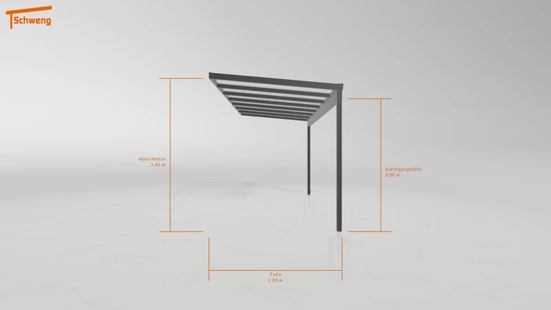#DE Schweng Pultdachcarport S400 (ID 2qbkxd)