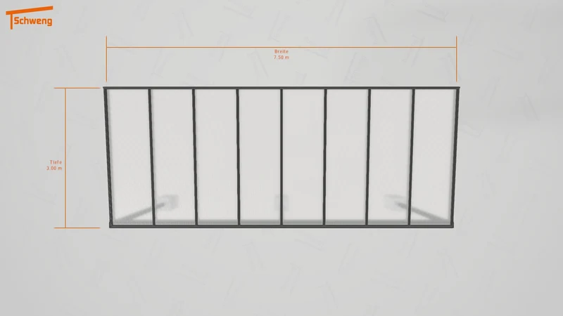 #DE Schweng Pultdachcarport S400 (ID dvz837) #MTG