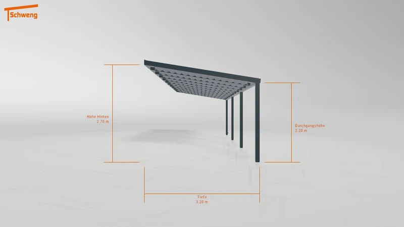#DE Schweng Terrassenüberdachung S350 (ID zbxq4v)