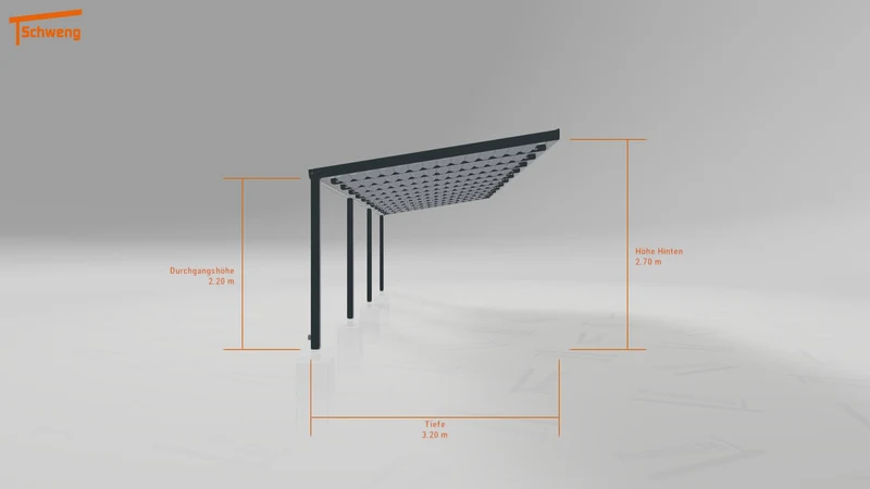 #DE Schweng Terrassenüberdachung S350 (ID zbxq4v)