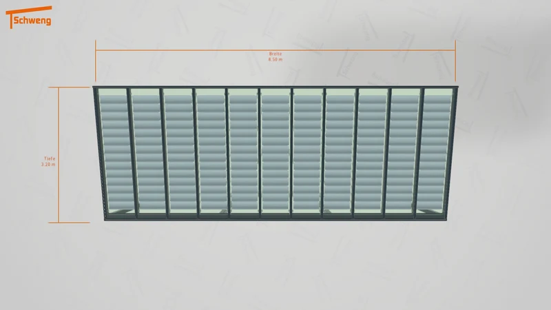 #DE Schweng Terrassenüberdachung S350 (ID zbxq4v)