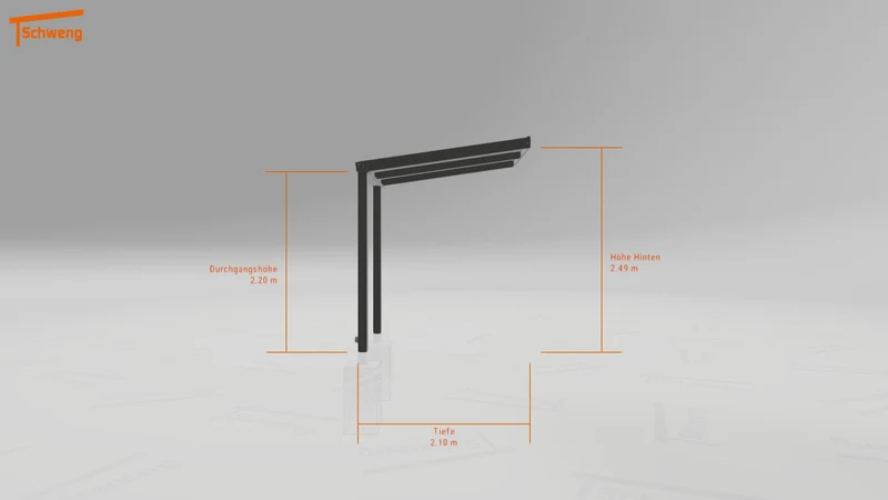 #DE Schweng Terrassenüberdachung S350 (ID pbqz92)