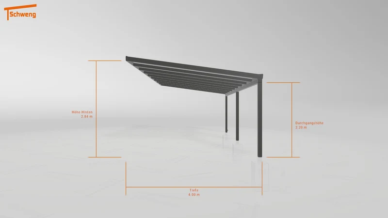 #DE Schweng Terrassenüberdachung S400 (ID k2r9qk)