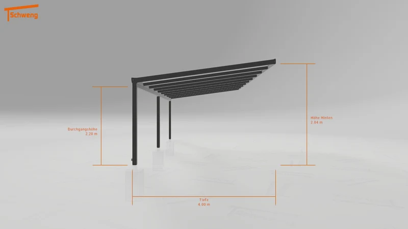 #DE Schweng Terrassenüberdachung S400 (ID k2r9qk)