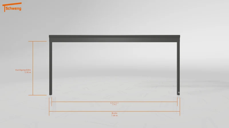 #DE Schweng Pultdachcarport S400 (ID n547d5)