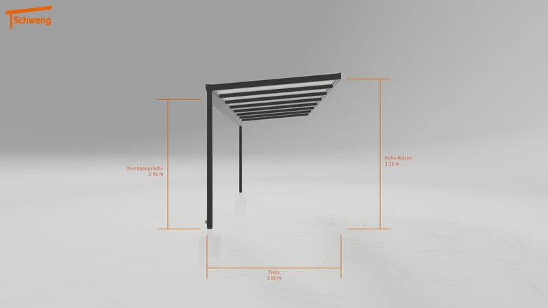 #DE Schweng Pultdachcarport S400 (ID n547d5)