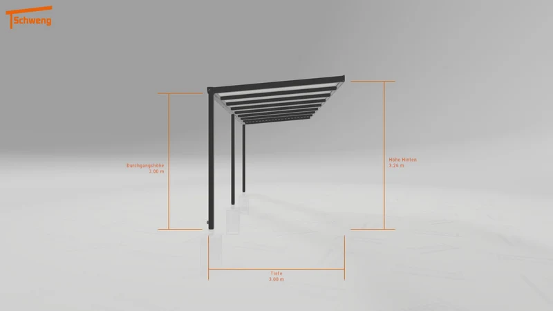 #DE Schweng Pultdachcarport S400 (ID pbq8vk)