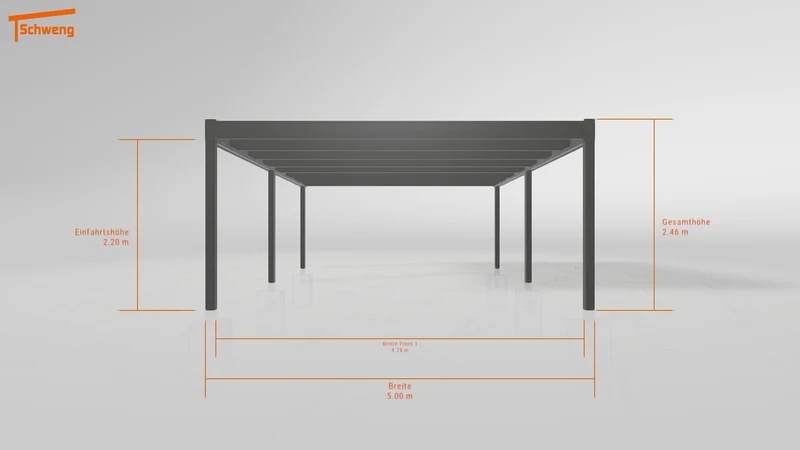 #DE Schweng Flachdachcarport C600 (ID mjr5v8) #MTG