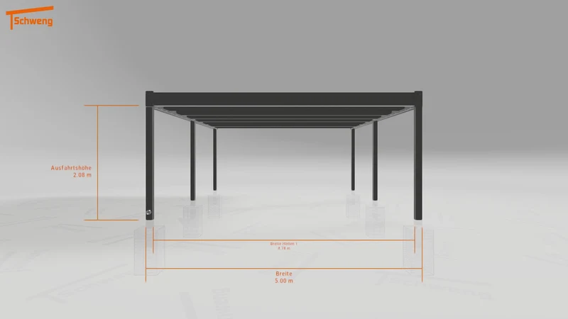 #DE Schweng Flachdachcarport C600 (ID mjr5v8) #MTG