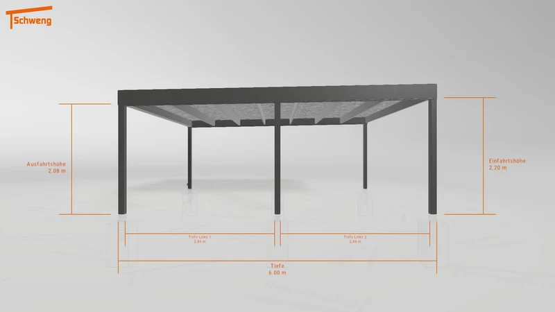 #DE Schweng Flachdachcarport C600 (ID mjr5v8) #MTG
