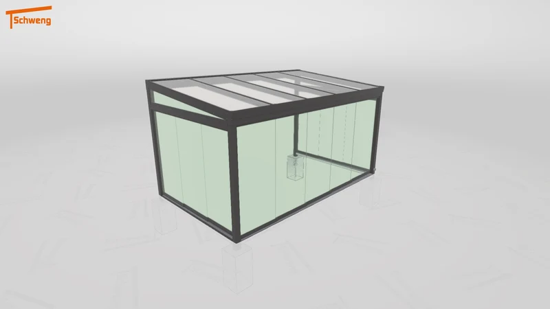 #DE Schweng Terrassenüberdachung S400 (ID w3y7jz)