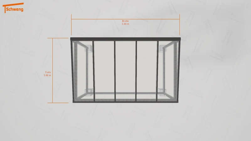 #DE Schweng Terrassenüberdachung S400 (ID w3y7jz)