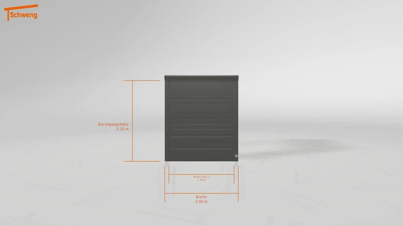 #DE Schweng Terrassenüberdachung S400 (ID 775q25)