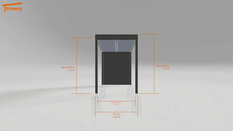 #DE Schweng Terrassenüberdachung S400 (ID 775q25)