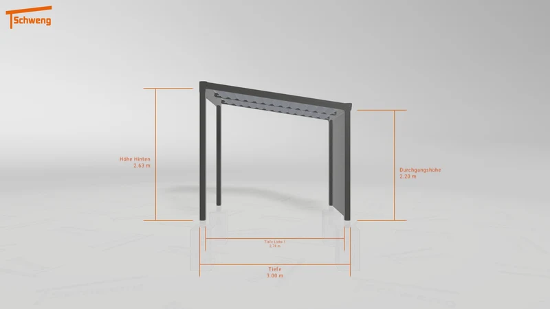 #DE Schweng Terrassenüberdachung S400 (ID 775q25)