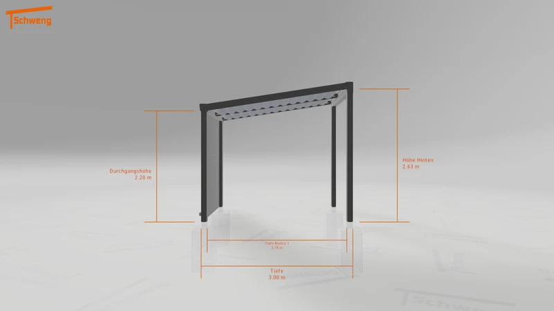 #DE Schweng Terrassenüberdachung S400 (ID 775q25)