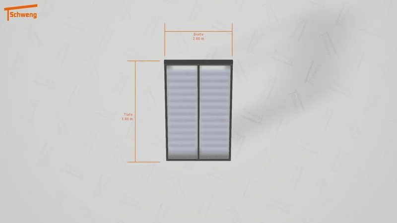 #DE Schweng Terrassenüberdachung S400 (ID 775q25)
