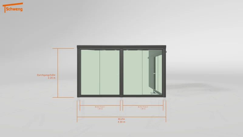 #DE Schweng Terrassenüberdachung S400 (ID 5m9nkz)