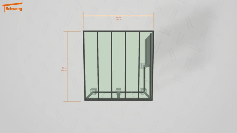 #DE Schweng Terrassenüberdachung S400 (ID 5m9nkz)