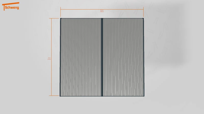 #DE Schweng Flachdachcarport C600 (ID bkj93v)