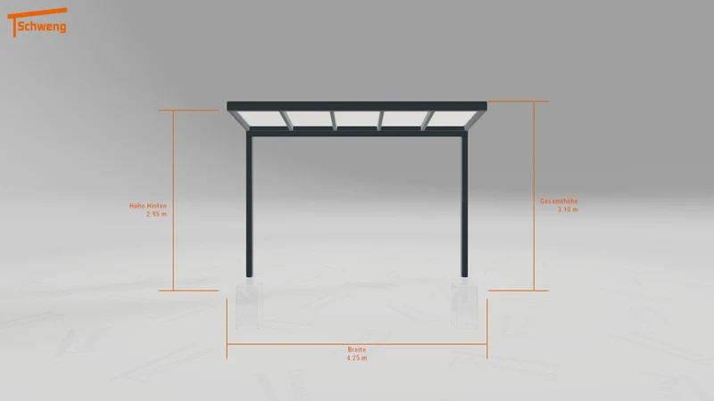 #DE Schweng Terrassenüberdachung S350 (ID w3y7gg)