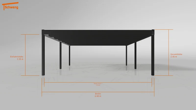 #DE Schweng Flachdachcarport C600 (ID qd24z4) #MTG