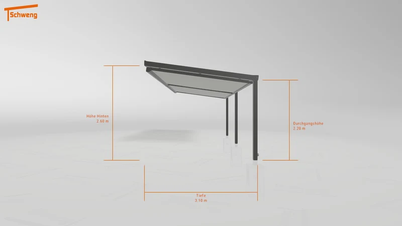 #DE Schweng Terrassenüberdachung S400 (ID dvzjg2)