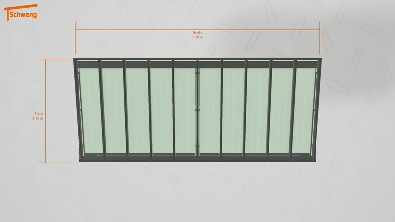 #DE Schweng Terrassenüberdachung S400 (ID dvzjg2)