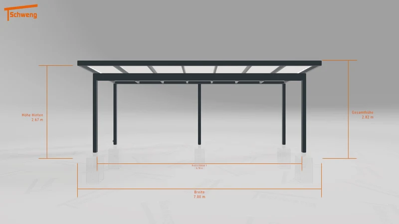 #DE Schweng Pultdachcarport S400 (ID 42vmbv) #MTG