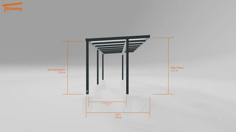#DE Schweng Pultdachcarport S400 (ID 42vmbv) #MTG