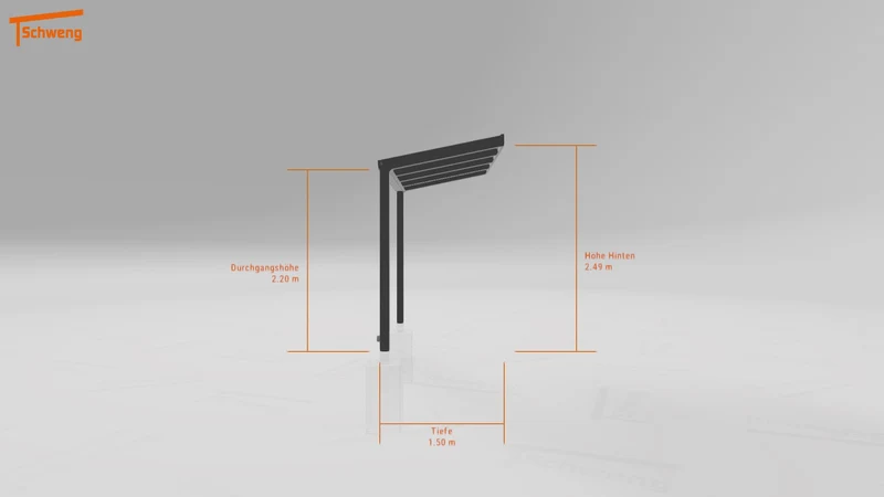 #DE Schweng Terrassenüberdachung S350 (ID qd2kgp)