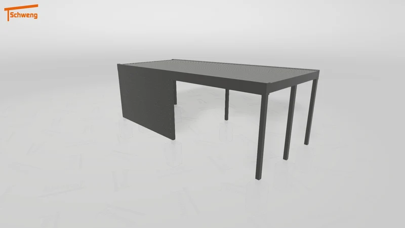 #DE Schweng Flachdachcarport C600 (ID k2r7xz) #MTG