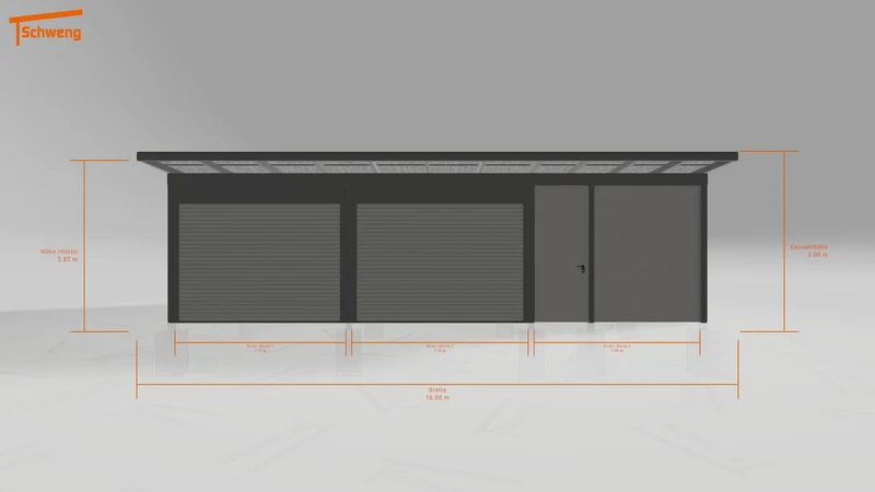 #DE Schweng Pultdachcarport S400 (ID n54jbj)
