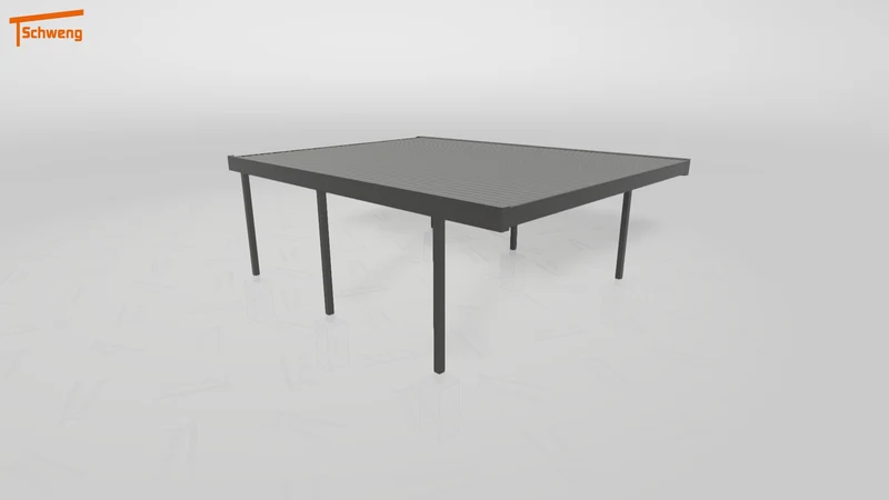 #AT Schweng Flachdachcarport C600+ (ID mjr8z9)