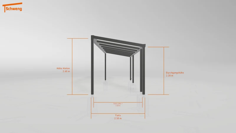 #DE Schweng Terrassenüberdachung S400 (ID rjrbqp)