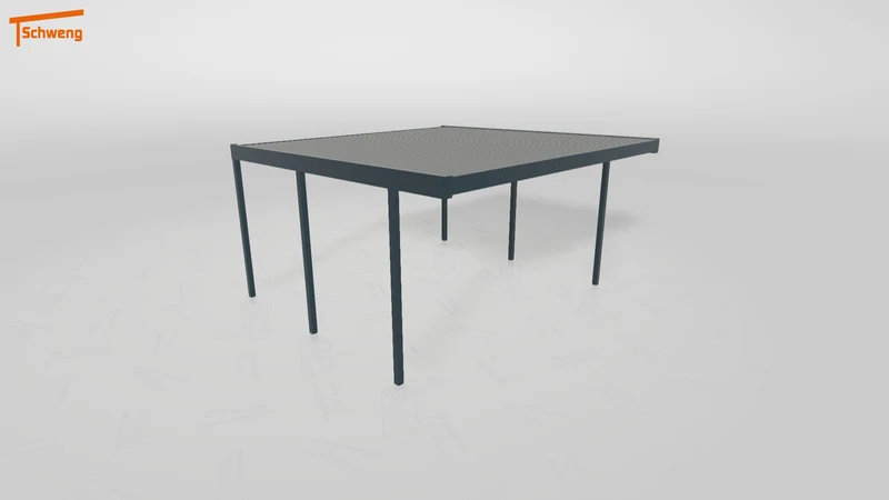 #DE Schweng Flachdachcarport C600+ (ID k2y5k5)