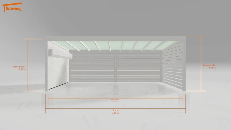 #DE Schweng Pultdachcarport S400 (ID 77mkyx) #MTG