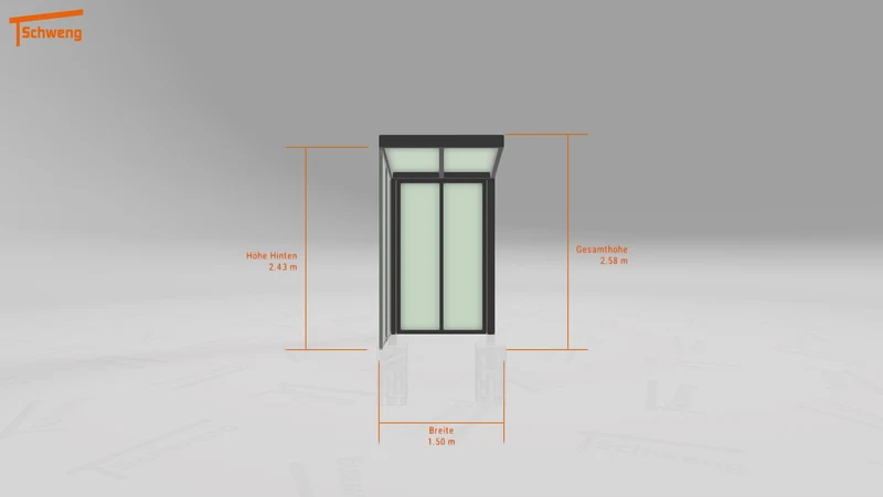 #DE Schweng Terrassenüberdachung S350 (ID g7pmvq)