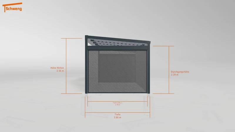#DE Schweng Terrassenüberdachung S350 (ID 42vx8v)