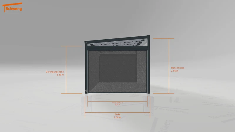 #DE Schweng Terrassenüberdachung S350 (ID 42vx8v)