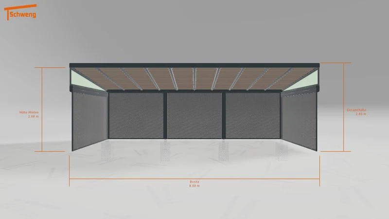 #AT Schweng Terrassenüberdachung S400 (ID n54dj7)