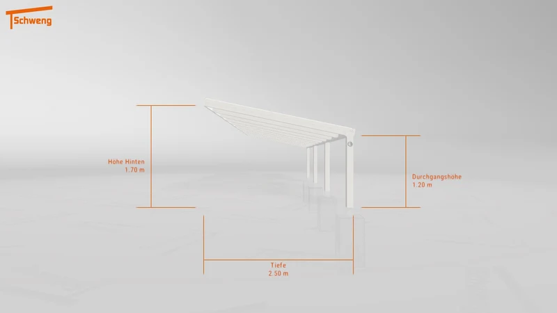 #DE Schweng Terrassenüberdachung S350 (ID 775g3g)