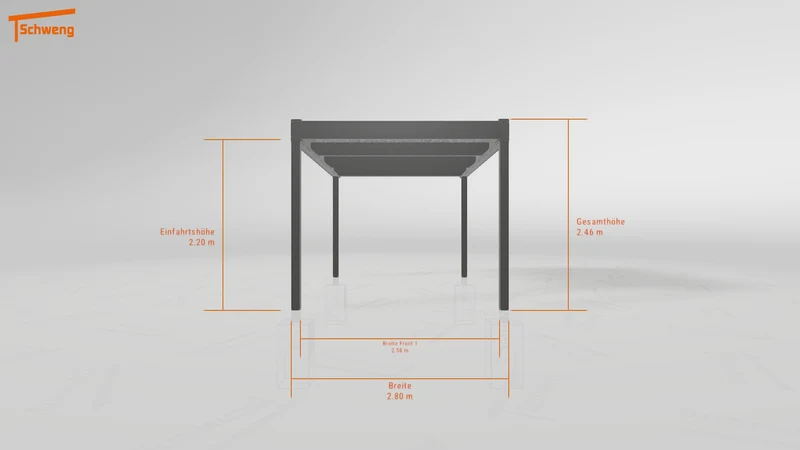 #AT Schweng Flachdachcarport C600 (ID qd2378) #MTG