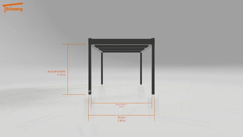 #AT Schweng Flachdachcarport C600 (ID qd2378) #MTG