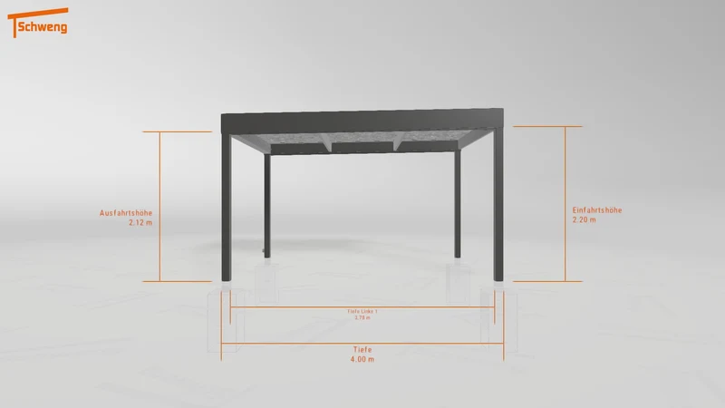 #AT Schweng Flachdachcarport C600 (ID qd2378) #MTG