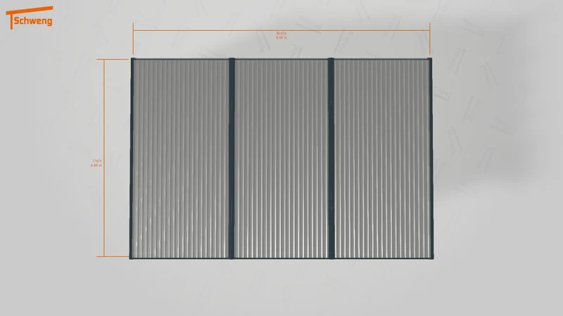 #DE Schweng Flachdachcarport C600+ (ID pbq34z) #MTG