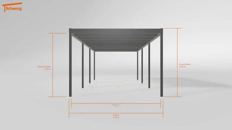 #DE Schweng Flachdachcarport C600 (ID 42vnx9) #MTG