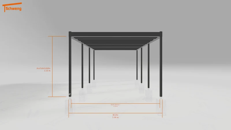 #DE Schweng Flachdachcarport C600 (ID 42vnx9) #MTG